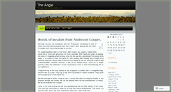 Desktop Screenshot of angiesmusings.wordpress.com