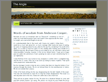 Tablet Screenshot of angiesmusings.wordpress.com