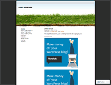 Tablet Screenshot of comusridgefarm.wordpress.com