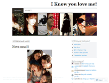 Tablet Screenshot of iknowyouloveme.wordpress.com