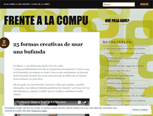 Tablet Screenshot of frentealacompu.wordpress.com