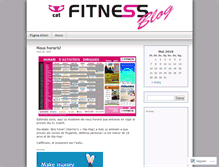 Tablet Screenshot of catfitness.wordpress.com