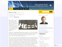 Tablet Screenshot of datadivine.wordpress.com