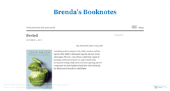 Desktop Screenshot of brendasbooknotes.wordpress.com