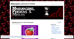 Desktop Screenshot of maquiagensperucasemiolos.wordpress.com