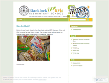 Tablet Screenshot of blacklockschooltripod.wordpress.com