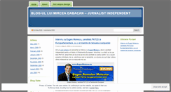 Desktop Screenshot of mirceadabacan.wordpress.com