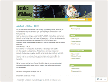 Tablet Screenshot of jessicawihlborg.wordpress.com
