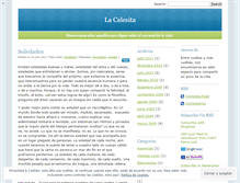 Tablet Screenshot of lacalesita.wordpress.com