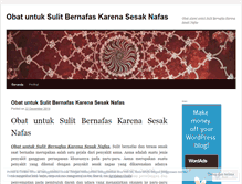 Tablet Screenshot of obatuntuksulitbernafaskarenasesaknafas.wordpress.com