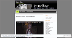 Desktop Screenshot of krazybaby.wordpress.com