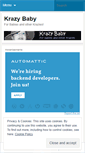 Mobile Screenshot of krazybaby.wordpress.com
