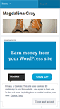 Mobile Screenshot of magdalenagray.wordpress.com