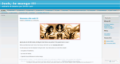 Desktop Screenshot of joshmanga.wordpress.com