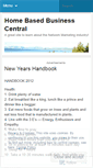 Mobile Screenshot of homebasedbusinesscentral.wordpress.com