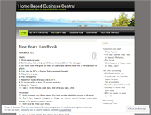 Tablet Screenshot of homebasedbusinesscentral.wordpress.com