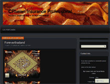Tablet Screenshot of cphelaninspro.wordpress.com