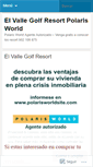 Mobile Screenshot of elvallegolfresort.wordpress.com