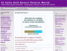 Tablet Screenshot of elvallegolfresort.wordpress.com