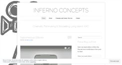 Desktop Screenshot of infernoconcepts.wordpress.com