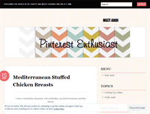 Tablet Screenshot of pinterestenthusiast.wordpress.com