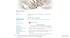 Desktop Screenshot of pauloborgesnet.wordpress.com