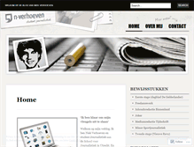 Tablet Screenshot of niekverhoeven.wordpress.com