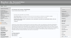 Desktop Screenshot of bunkerdoinvestidor.wordpress.com