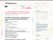 Tablet Screenshot of bioliteracy.wordpress.com