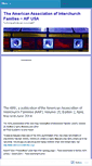 Mobile Screenshot of americanassociationofinterchurchfamilies.wordpress.com