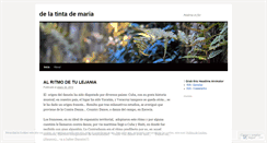 Desktop Screenshot of mariatinta.wordpress.com