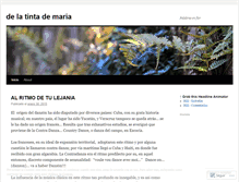 Tablet Screenshot of mariatinta.wordpress.com