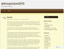 Tablet Screenshot of abimopectore2010.wordpress.com