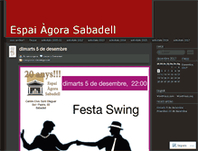 Tablet Screenshot of amicsagora.wordpress.com