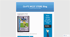 Desktop Screenshot of capswccfstore.wordpress.com