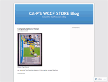 Tablet Screenshot of capswccfstore.wordpress.com