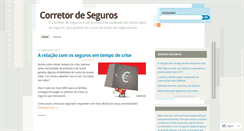 Desktop Screenshot of corretordeseguros.wordpress.com