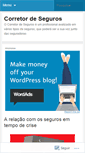 Mobile Screenshot of corretordeseguros.wordpress.com