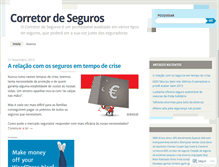 Tablet Screenshot of corretordeseguros.wordpress.com