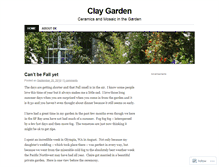 Tablet Screenshot of claygarden.wordpress.com