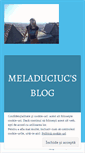 Mobile Screenshot of meladuciuc.wordpress.com