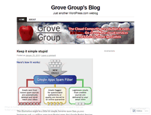 Tablet Screenshot of grovegroup.wordpress.com