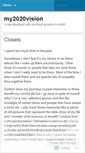 Mobile Screenshot of my2020vision.wordpress.com