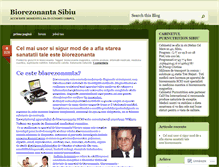 Tablet Screenshot of biorezonantasibiu.wordpress.com