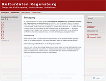 Tablet Screenshot of kulturdaten.wordpress.com