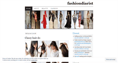 Desktop Screenshot of fashiondiarist.wordpress.com