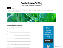Tablet Screenshot of contactcenteroec.wordpress.com