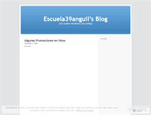 Tablet Screenshot of escuela39anguil.wordpress.com