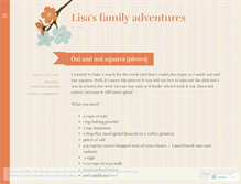 Tablet Screenshot of lisavanas.wordpress.com
