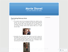 Tablet Screenshot of movieshovel.wordpress.com